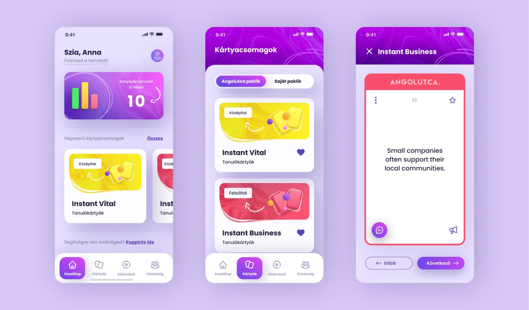 Angolutca app screen