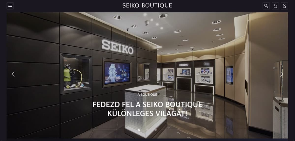 Seiko Boutique website